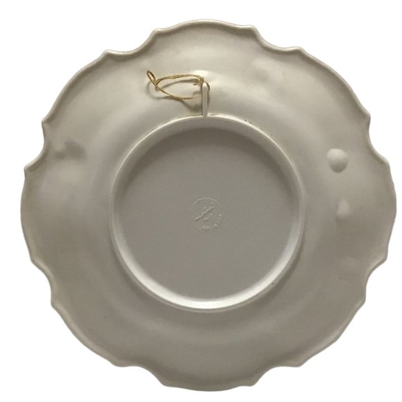Vintage Italy Mebel Melamine Fruit Harvest Scalloped 10.5" Plate Serving / Decor - Picture 3 of 4